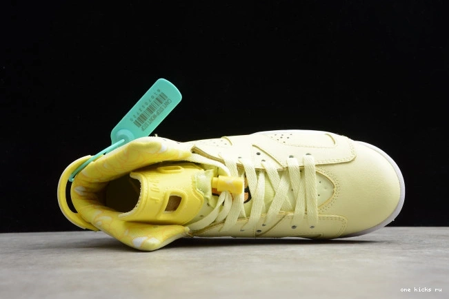 Rep 6 543390-800 Floral Dynamic Retro Jordan Air Yellow (GS) 0818